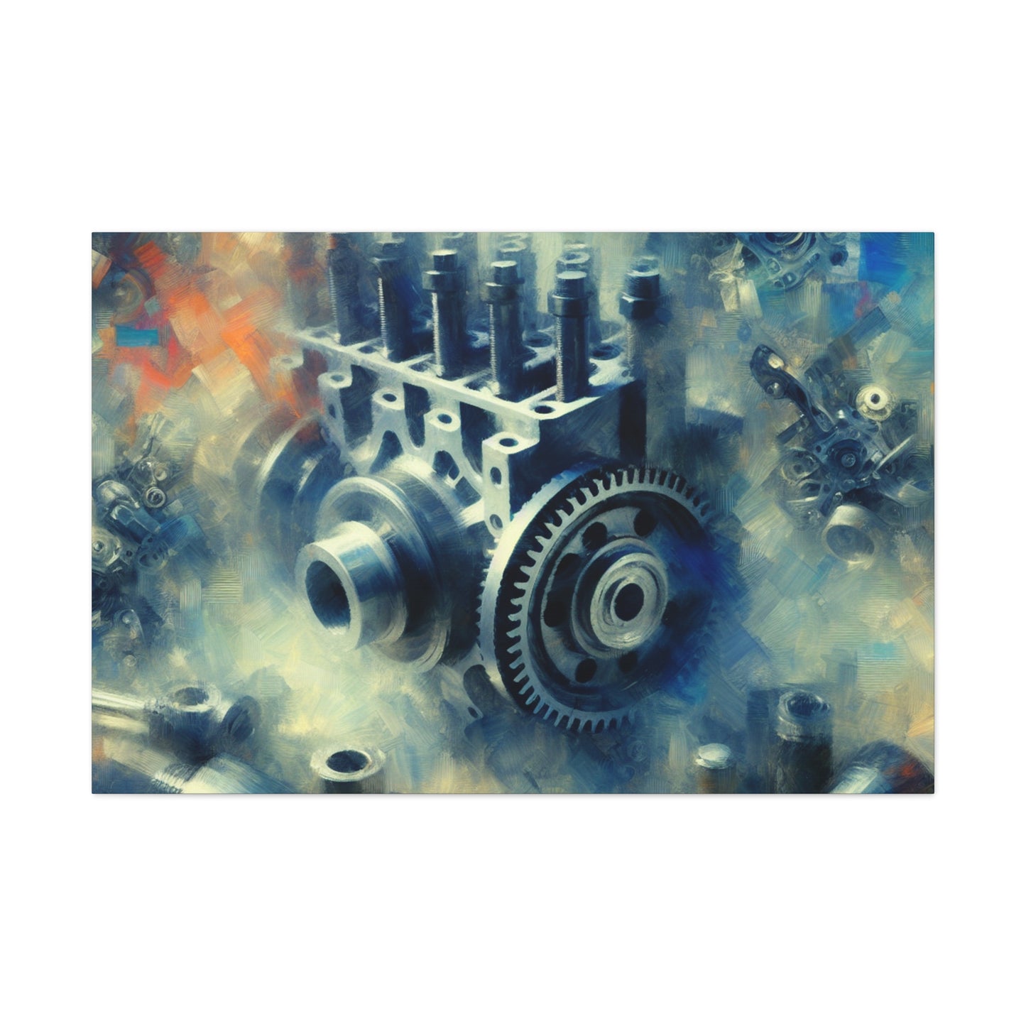 Revving Momentum Chaos Passion - Canvas