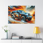 "Mystical Jeep Dreamscape" - Canvas