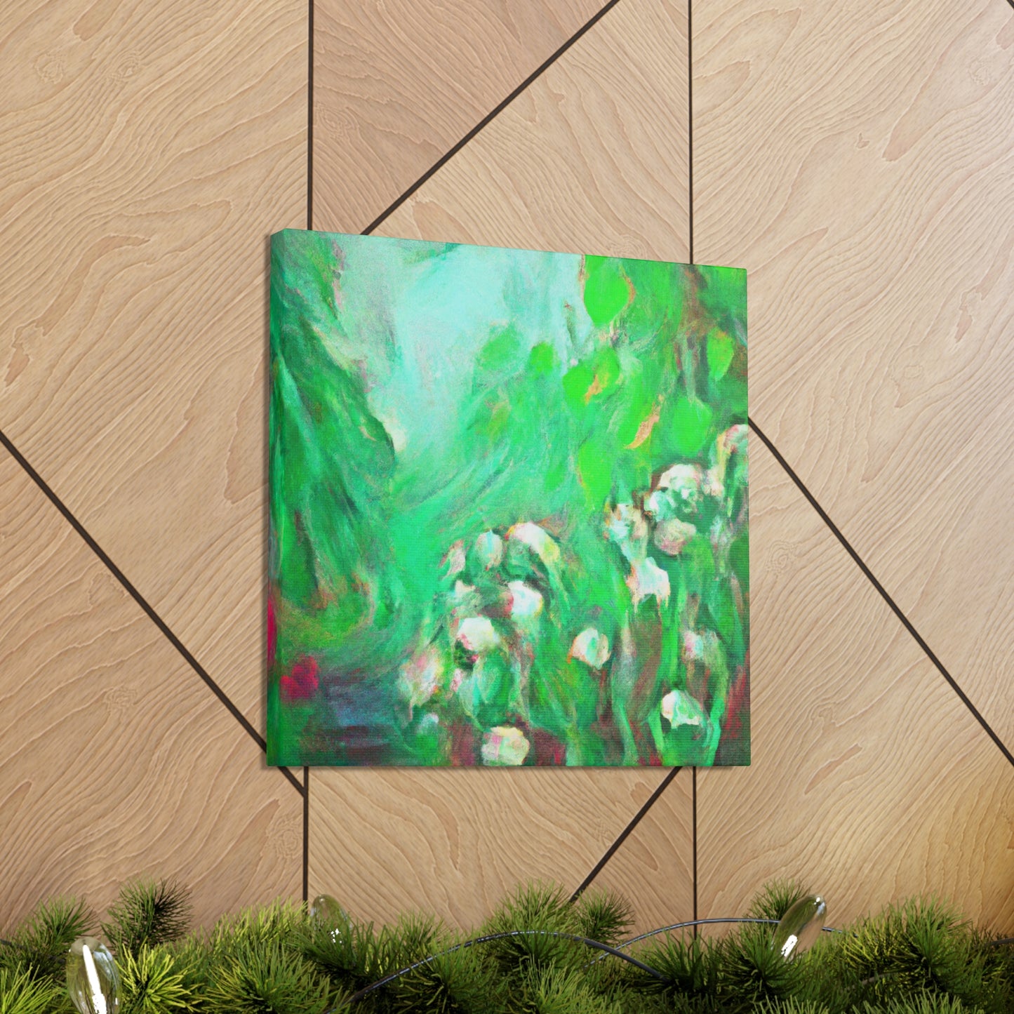 Jasmine in Abstract Form - Canvas