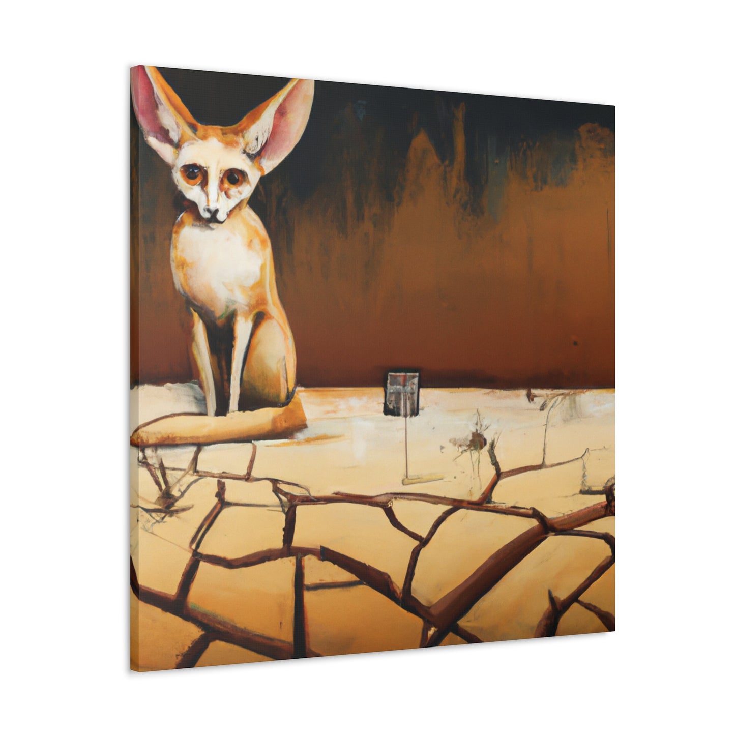 Fennec Fox Majestic Burst - Canvas