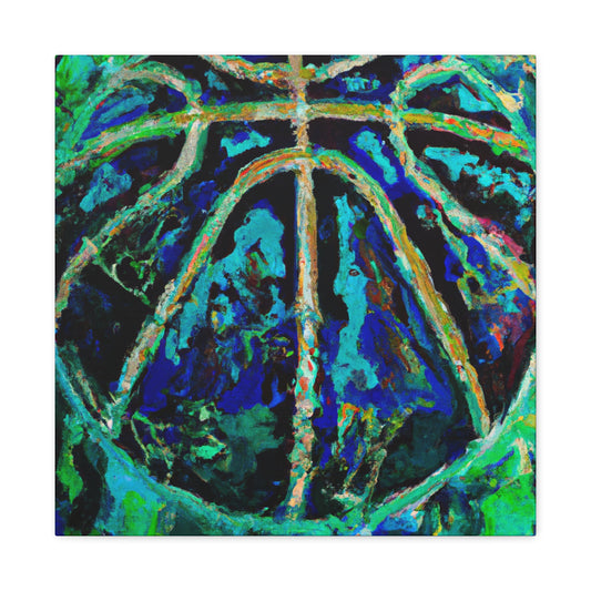 "Ball on the Court" - Canvas