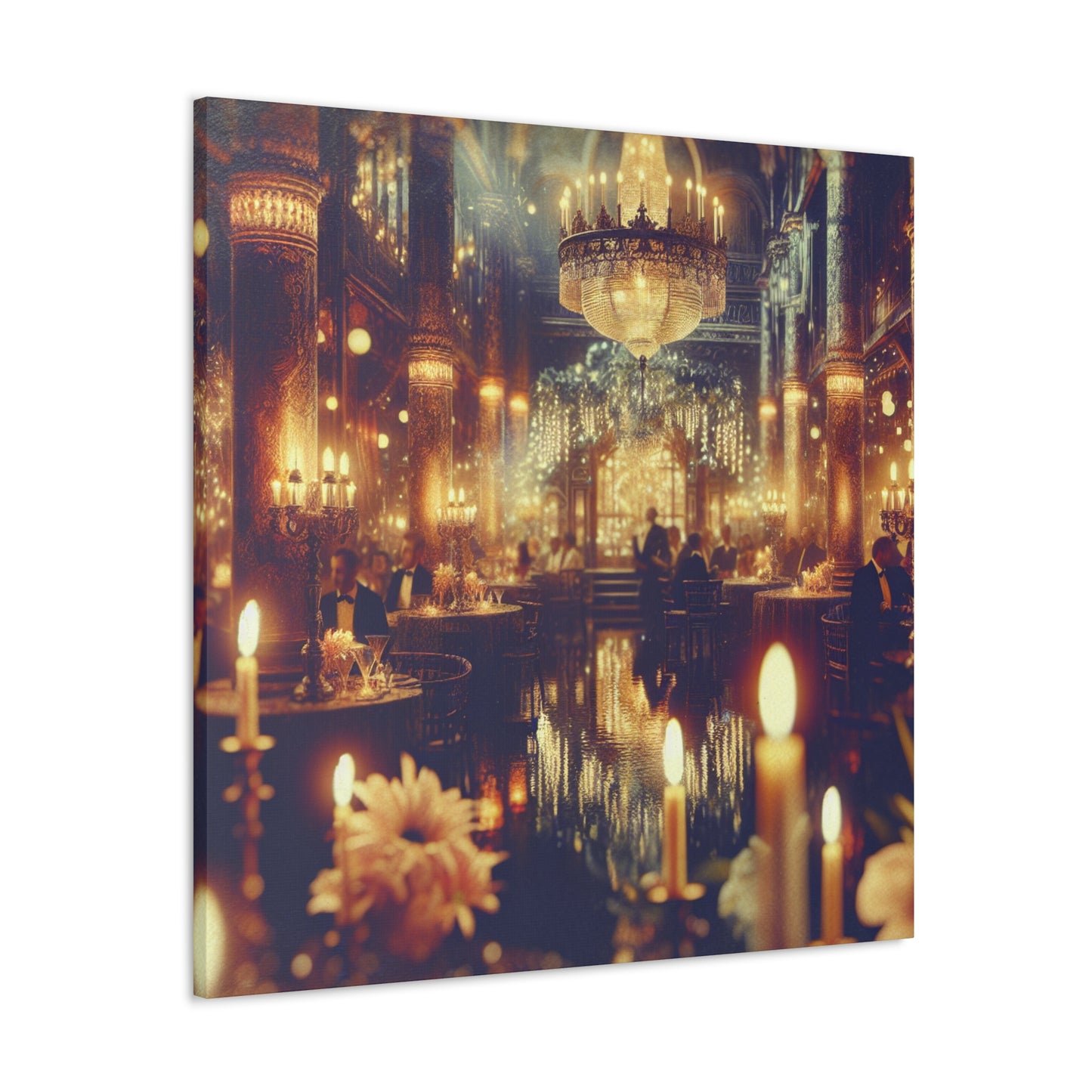 Whispered Revelry: Baroque Enclaves - Canvas