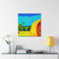 "Hay Field Impressionism" - Canvas