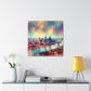 "Cincy Rhapsody in Colors" - Canvas