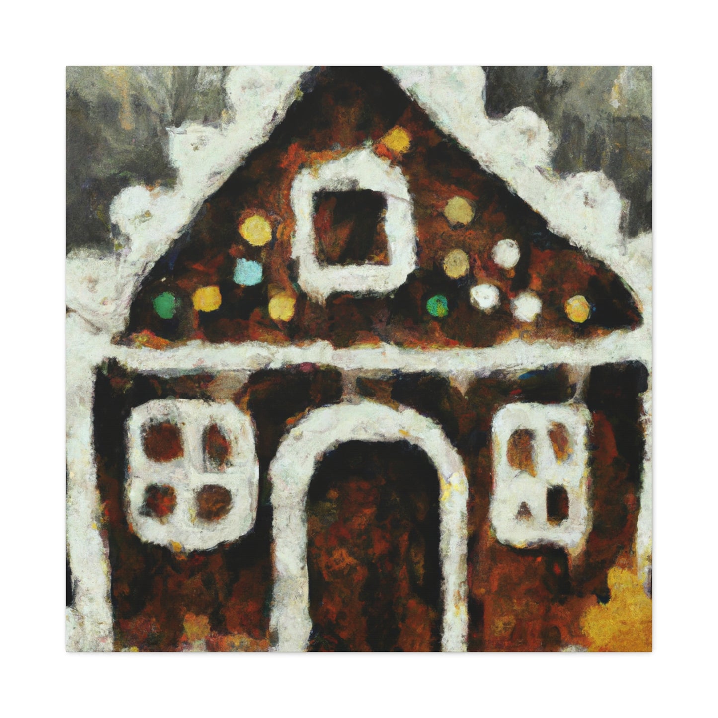 Gingerbread Dream Home - Canvas