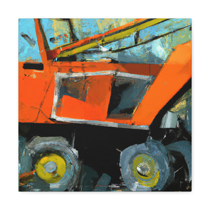 Tractor in the Sunset - Canvas