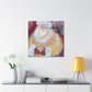 Santa in Abstracted Form - Canvas