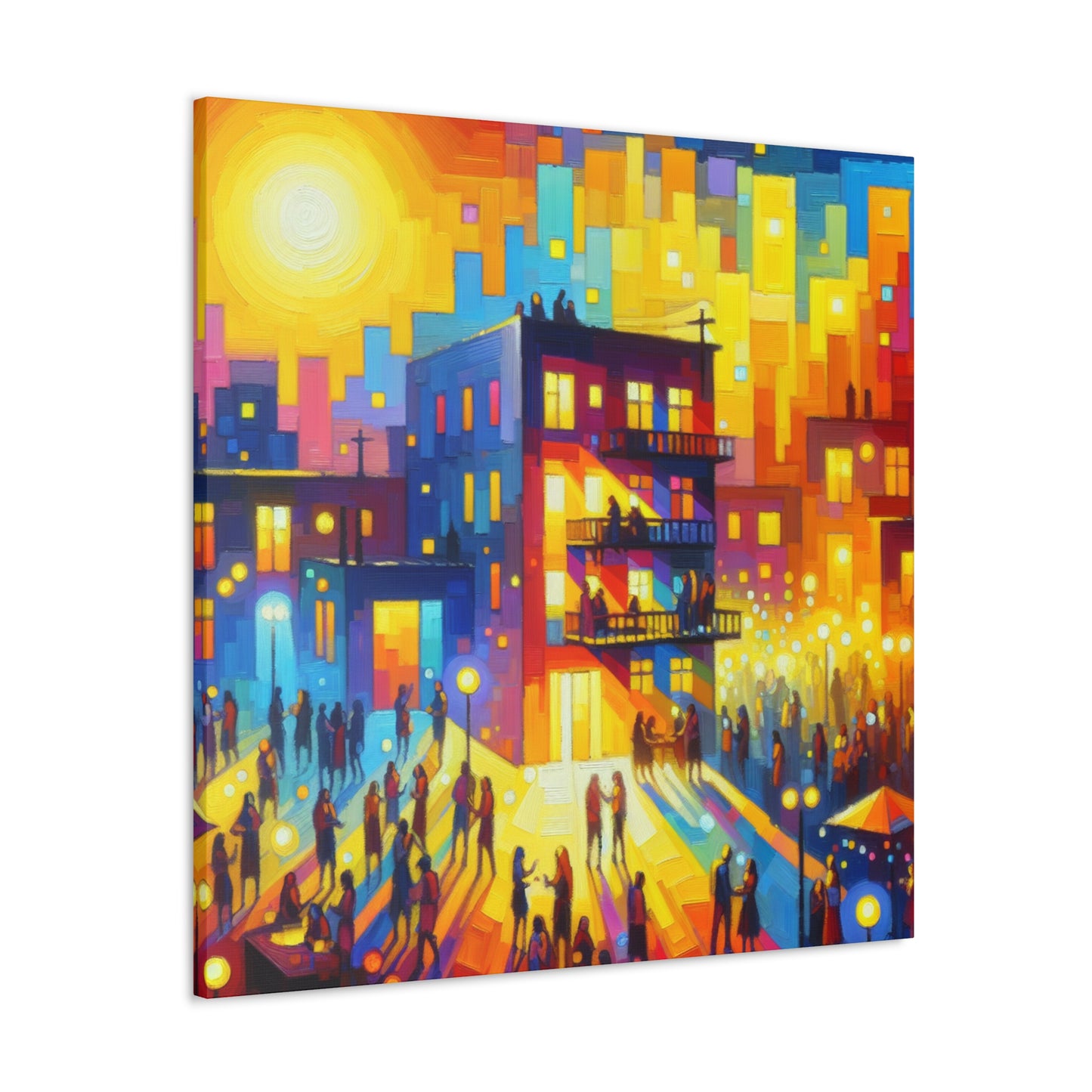 Vibrant Soirée Reverie - Canvas