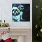 "Shih Tzu's Delightful Dance" - Canvas