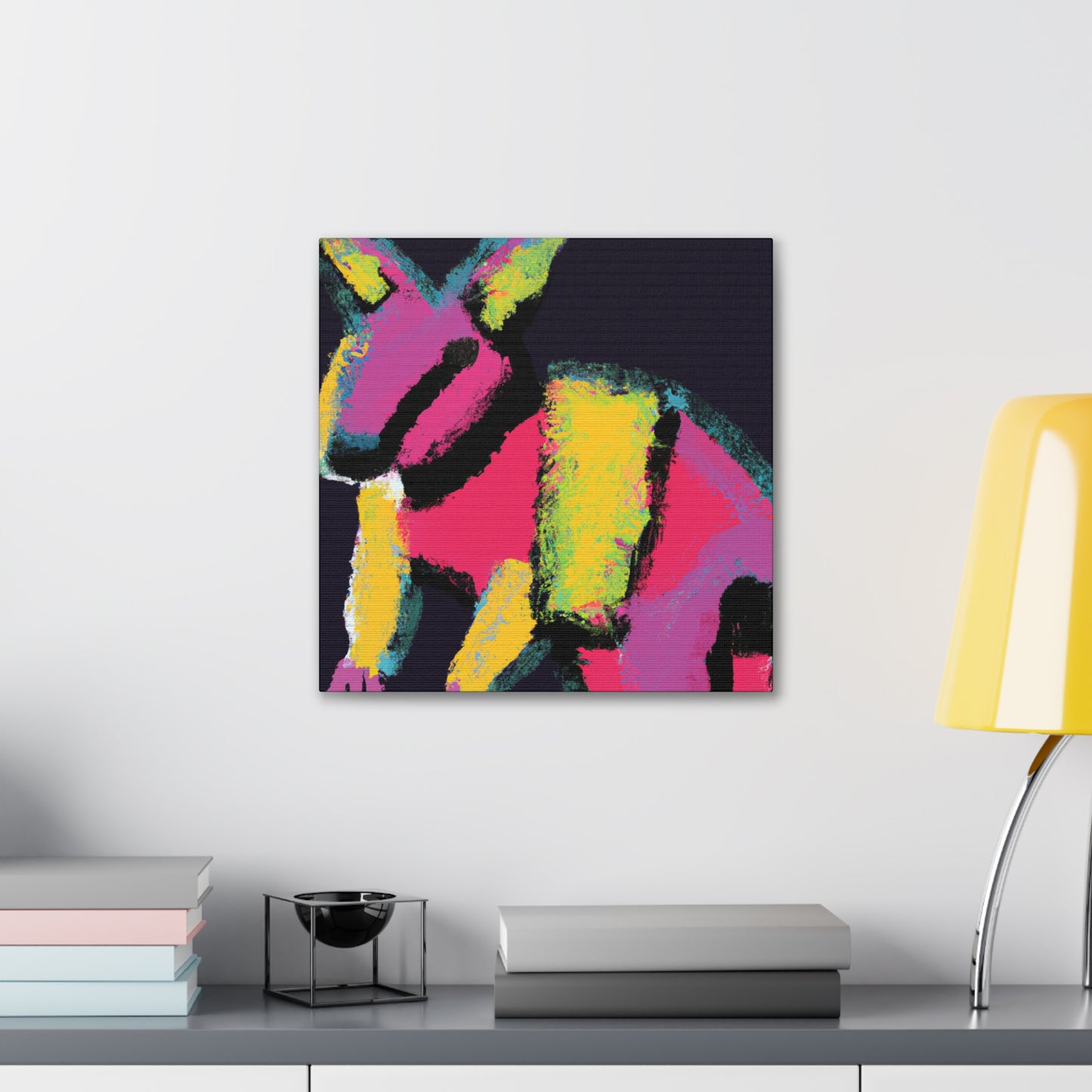 "Wallaby in Abstraction" - Canvas