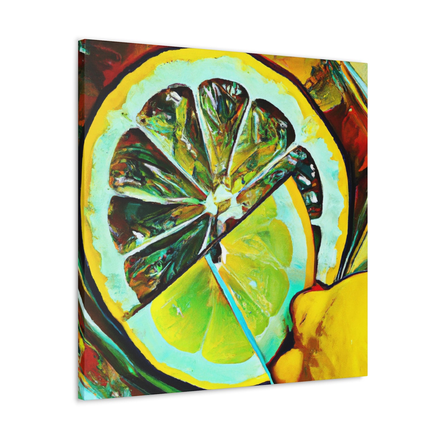 Lemon Sunshine Impression - Canvas