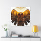 "Golden Eagle Majesty" - Canvas