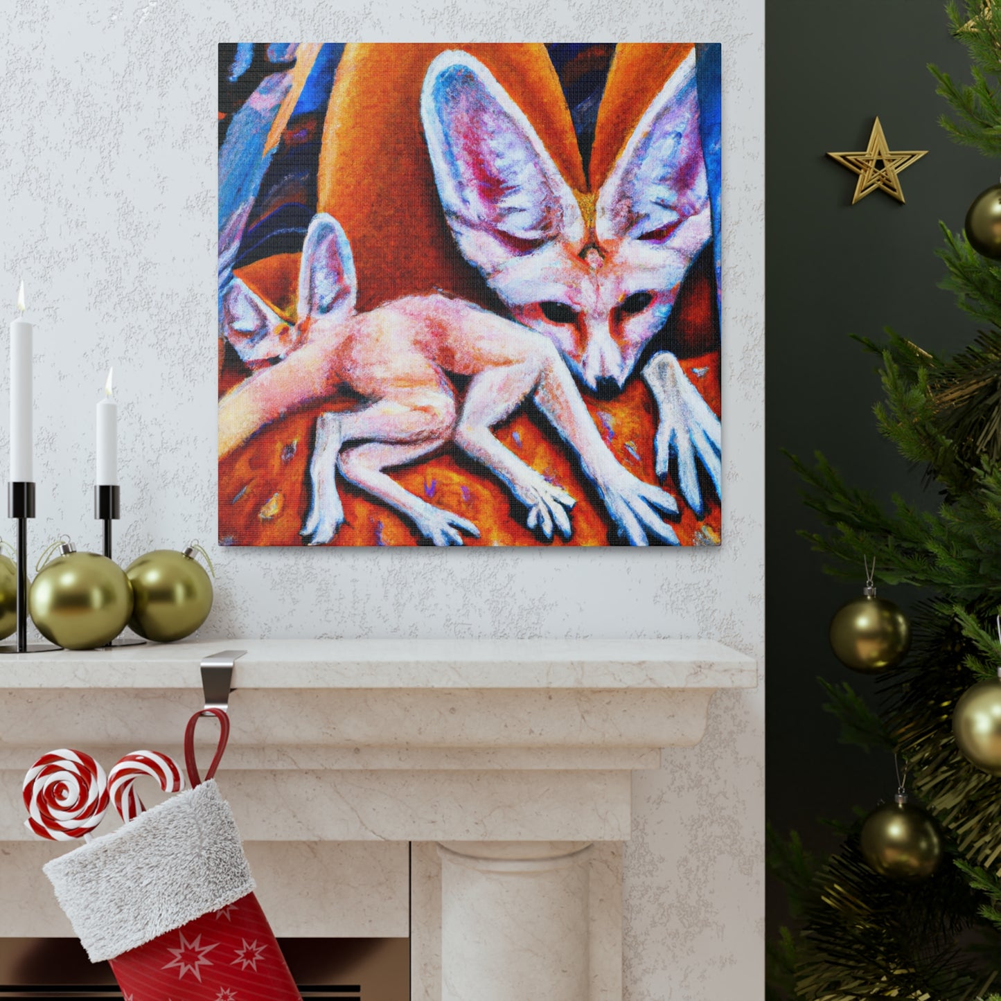 Fennec Fox Fantasia - Canvas