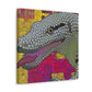 Komodo Dragon Awakening - Canvas