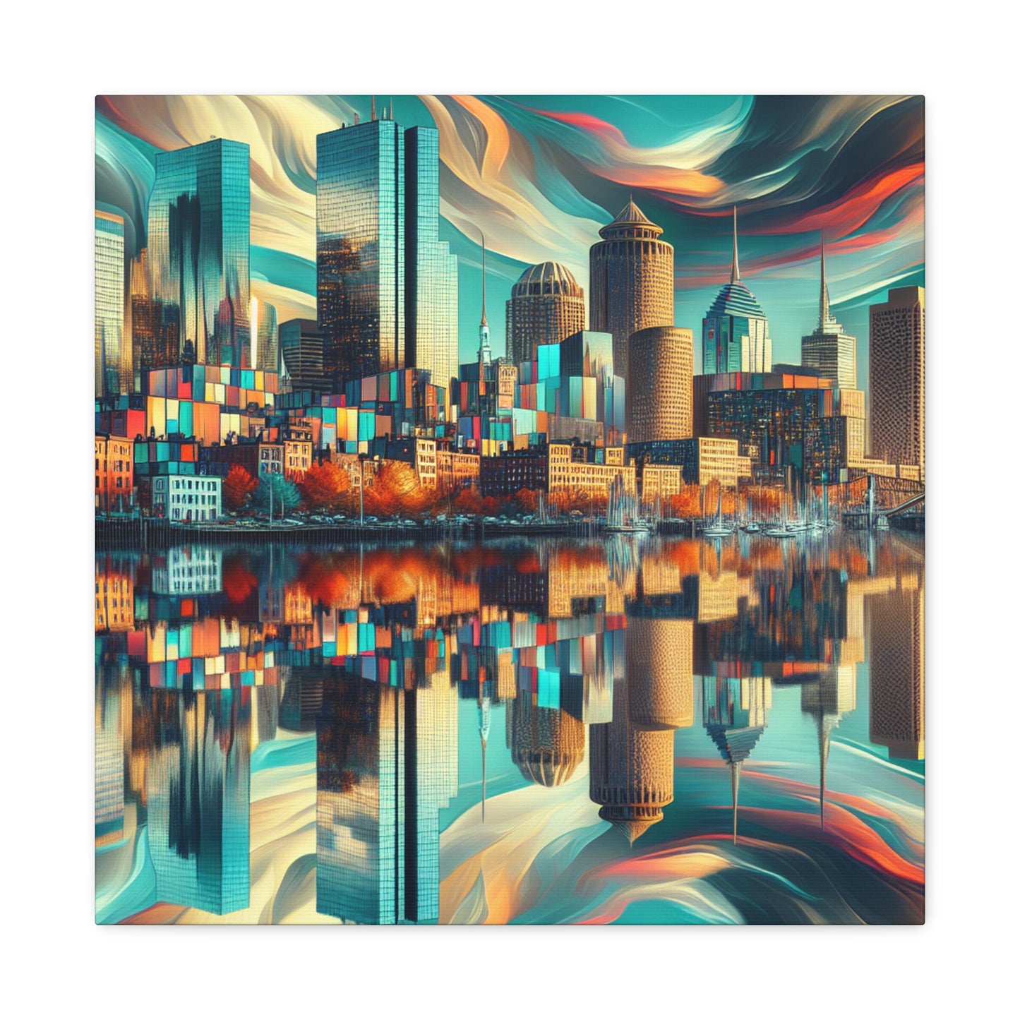 "Enigmatic Boston Euphoria" - Canvas