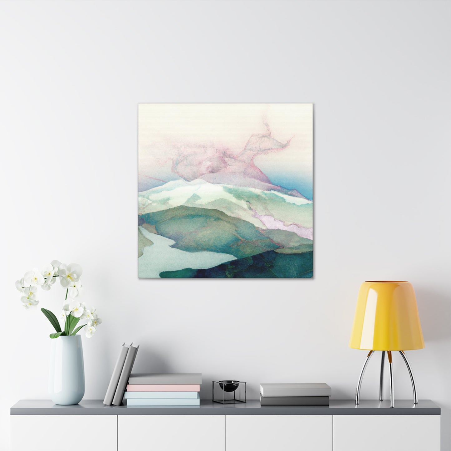 Mountains in Moonlight - Canvas