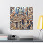 "Romantic City Transcendence" - Canvas