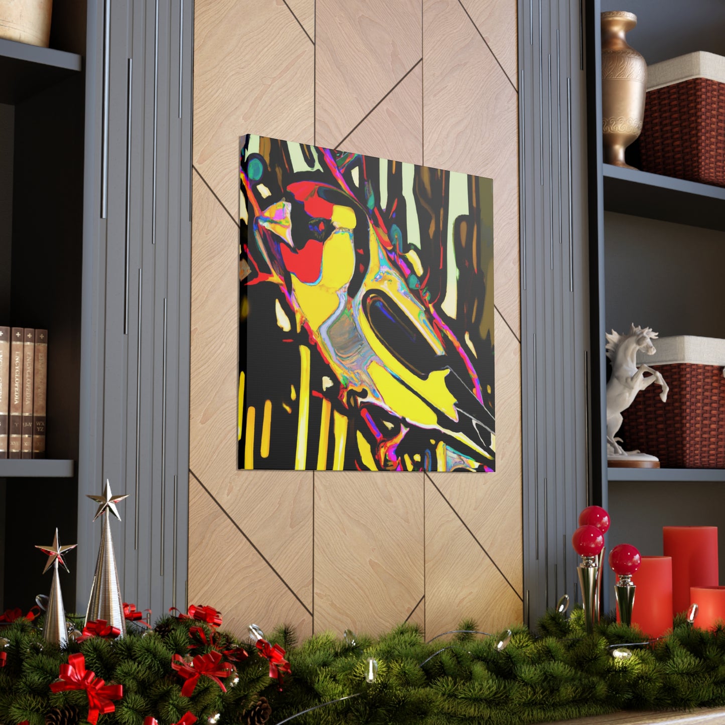 "American Goldfinch Flight" - Canvas