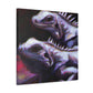 "Iguanas in Impressionism" - Canvas