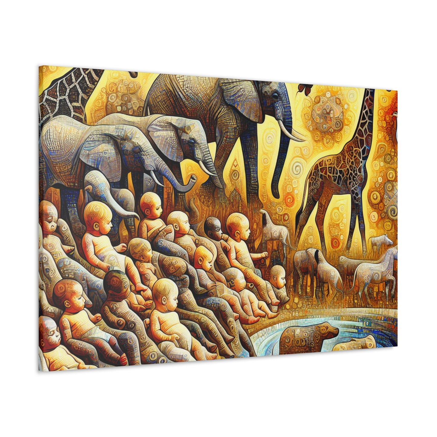 "Beasts of Enigmatic Wilderness" - Canvas