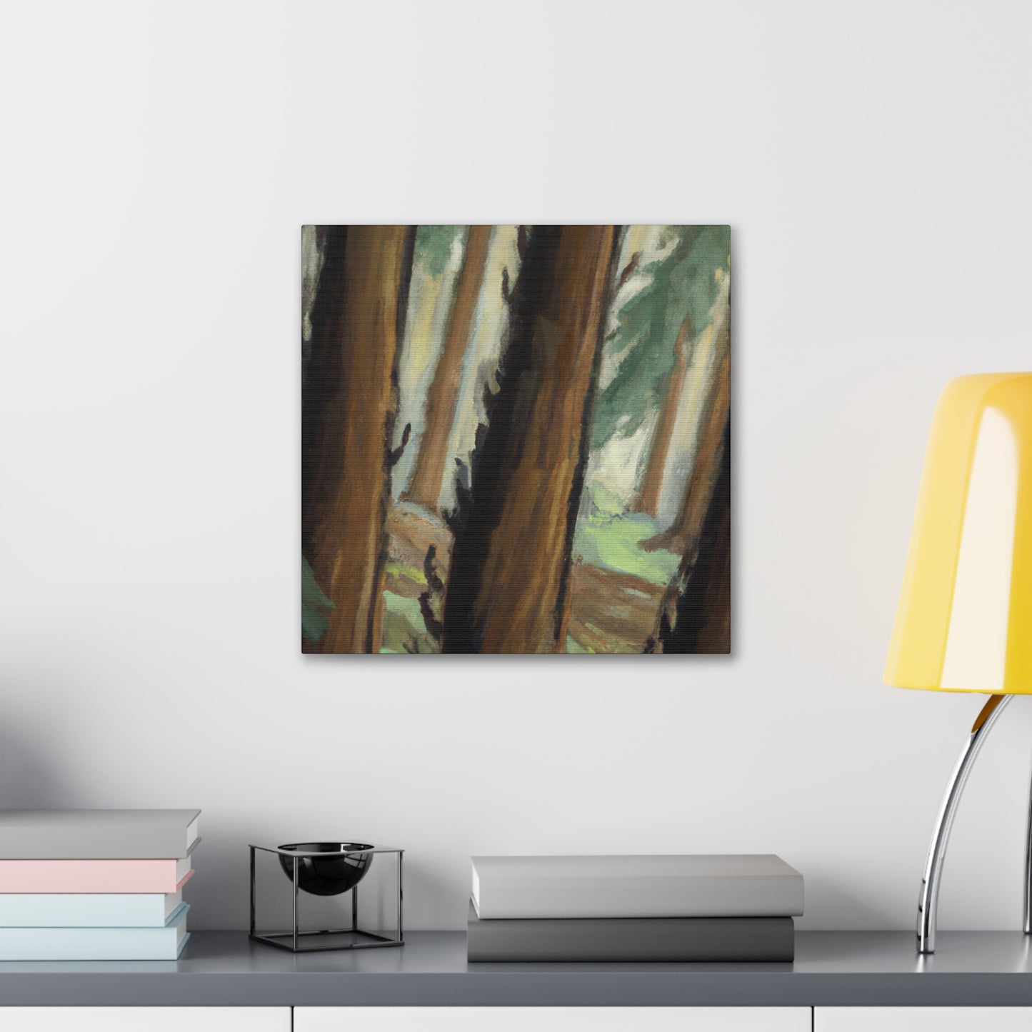 Redwood in Bloom. - Canvas