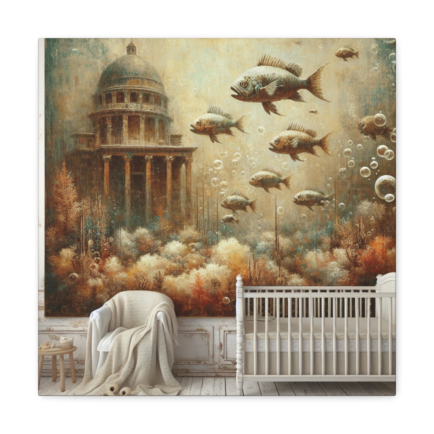 Enchanted Aquatic Symphony - Canvas