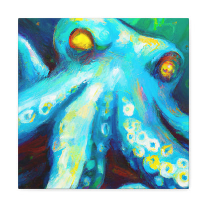 Octopus in Abstract. - Canvas