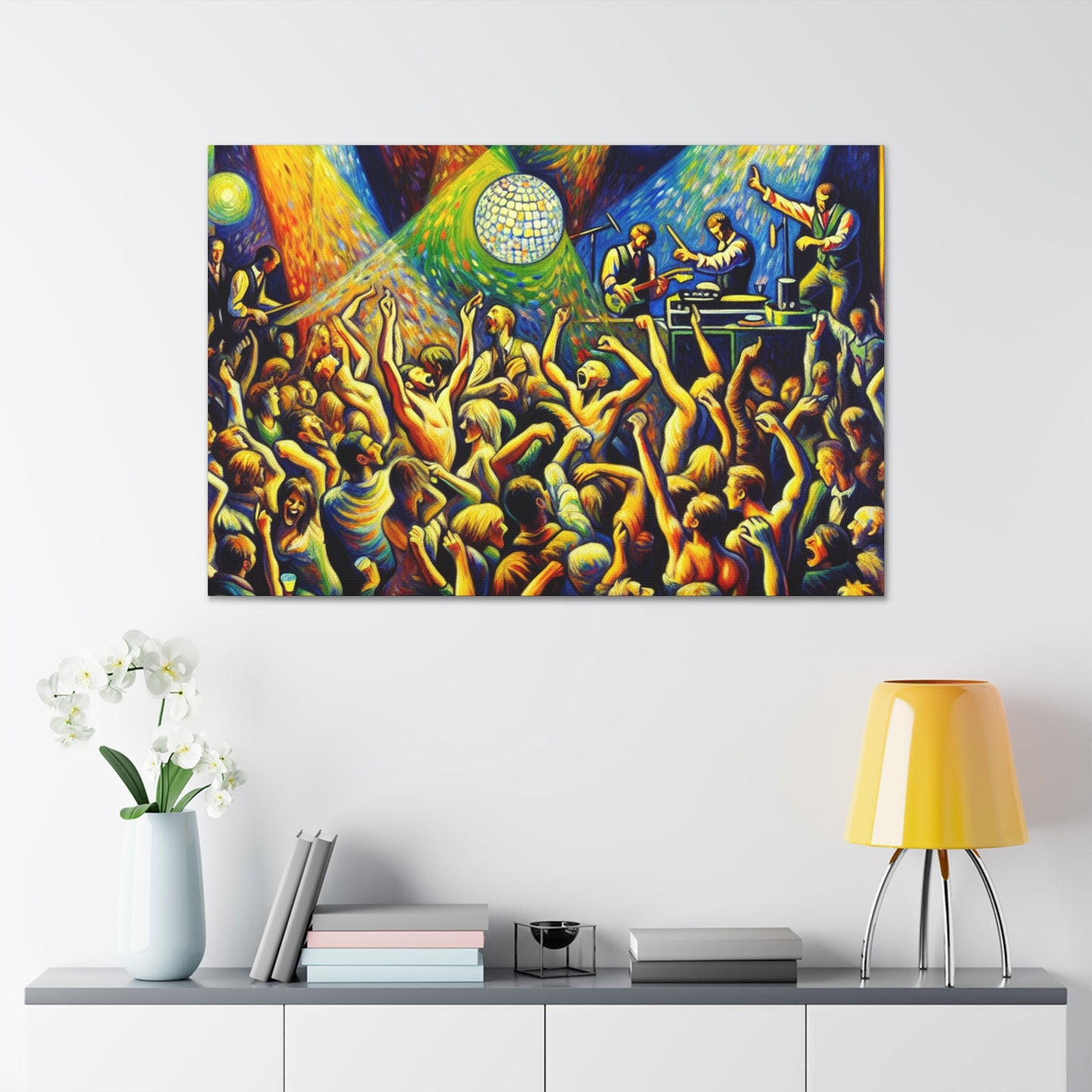 "Rhythmic Burst of Colors" - Canvas