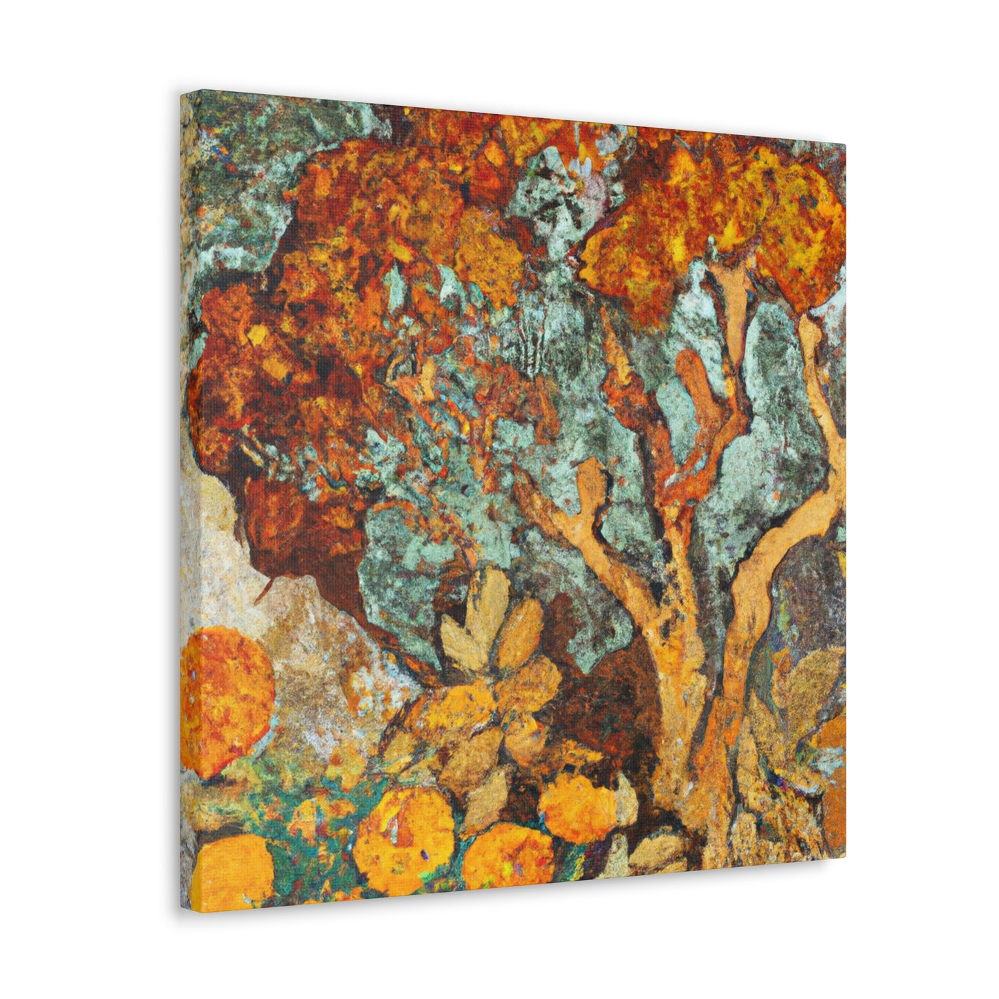 Marigolds in Bloom - Canvas