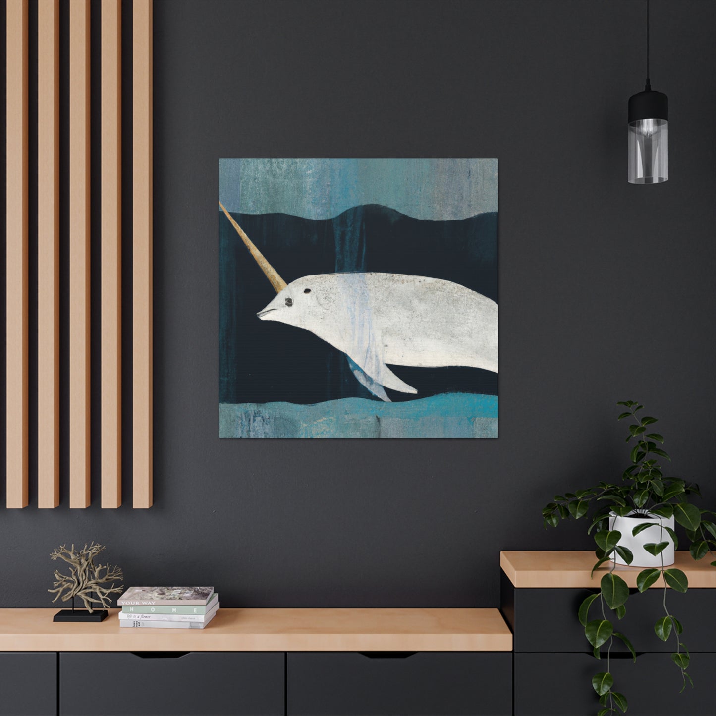 Narwhal's Mystic Dance - Canvas