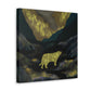 Cougar Art Abstract - Canvas