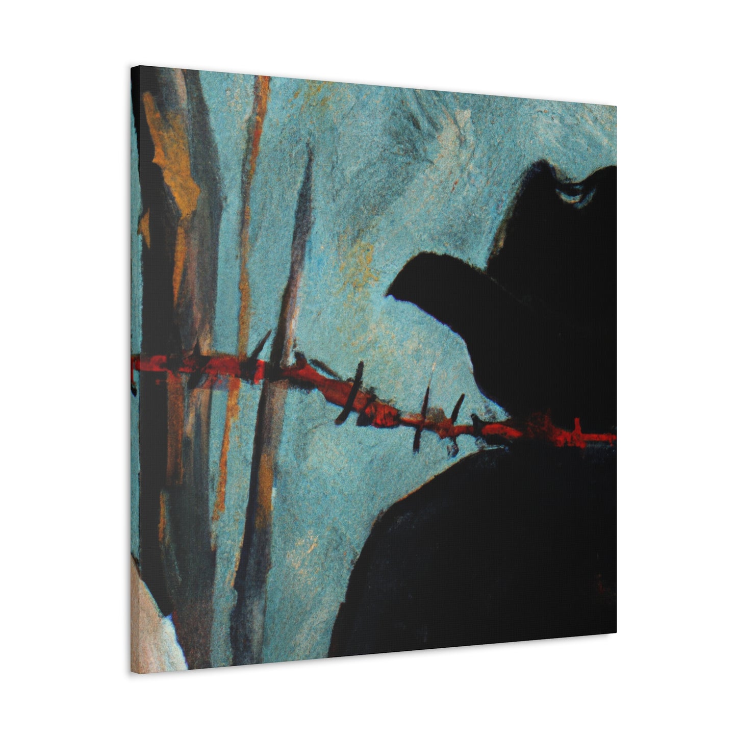 Barbed Wire Dreamscape - Canvas