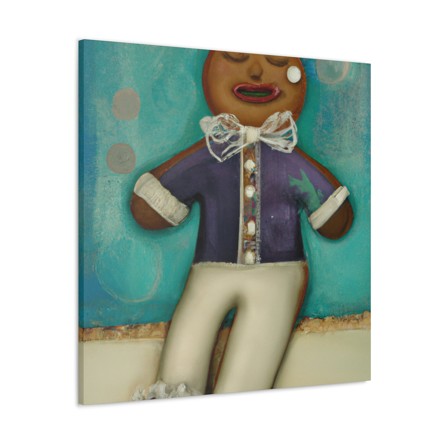 Gingerbread Man Dreamscape - Canvas