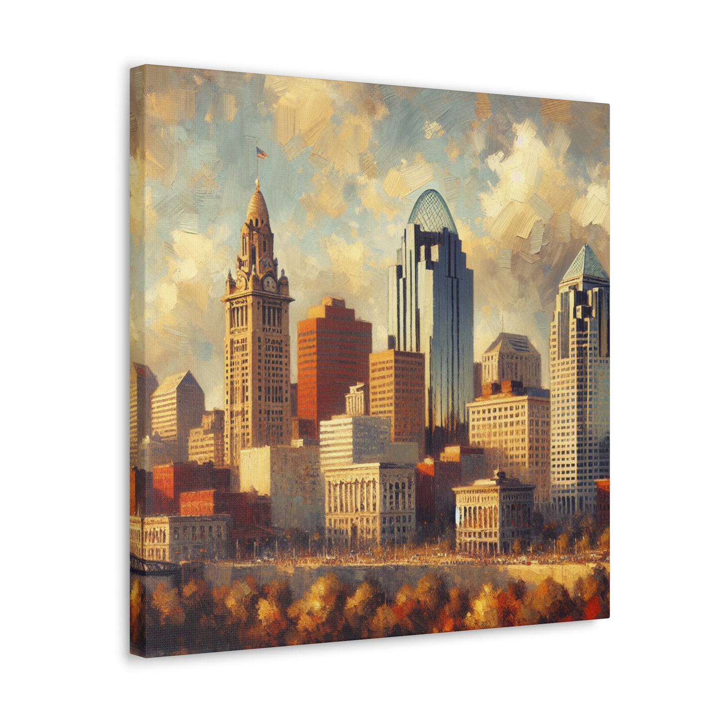 "Cincinnati's Colorful Canvas" - Canvas