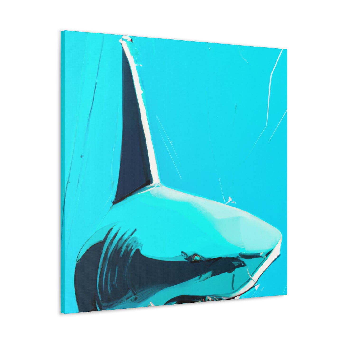 "Shark in the Abstract" - Canvas