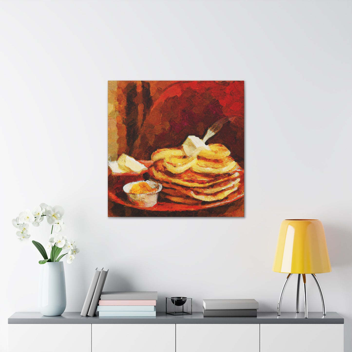 "Pancakes in Impressionism" - Canvas