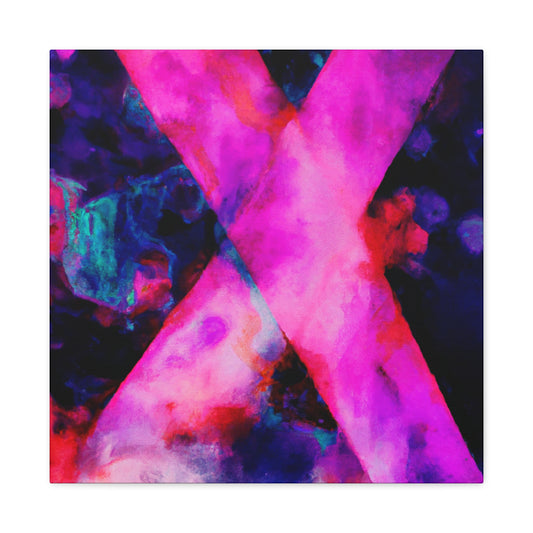 "X in Abstraction Form" - Canvas