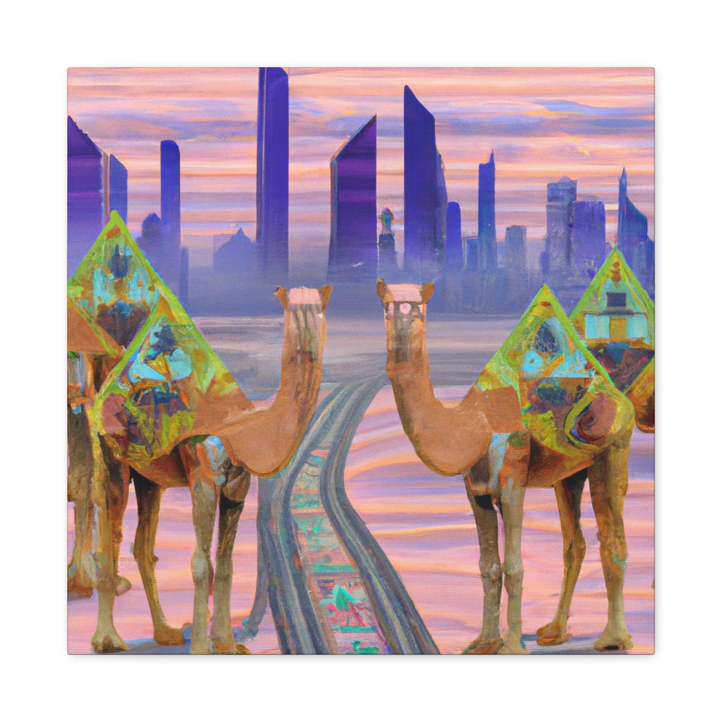 "Camel in Surrealism" - Canvas