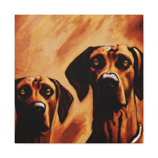 "Ridgeback in Reflections" - Canvas