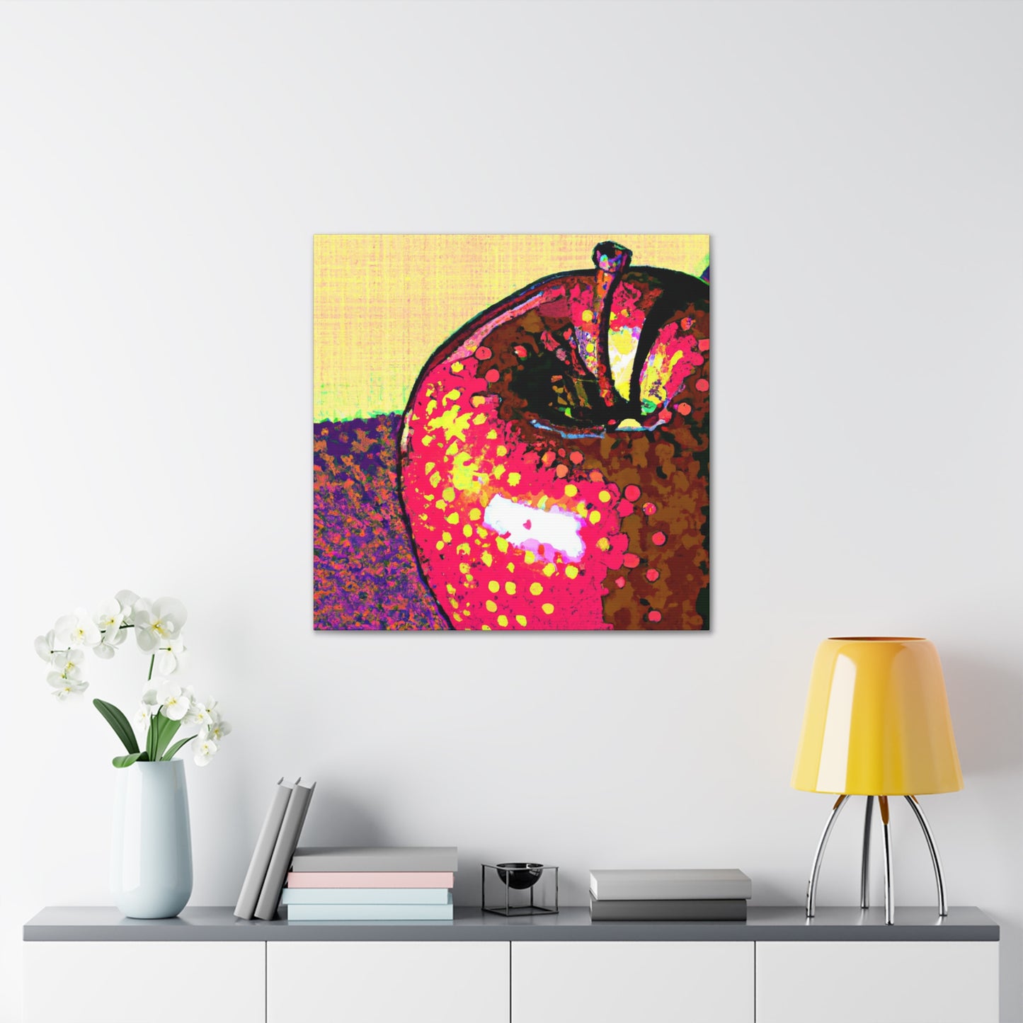 "Apple of Pop Art" - Canvas