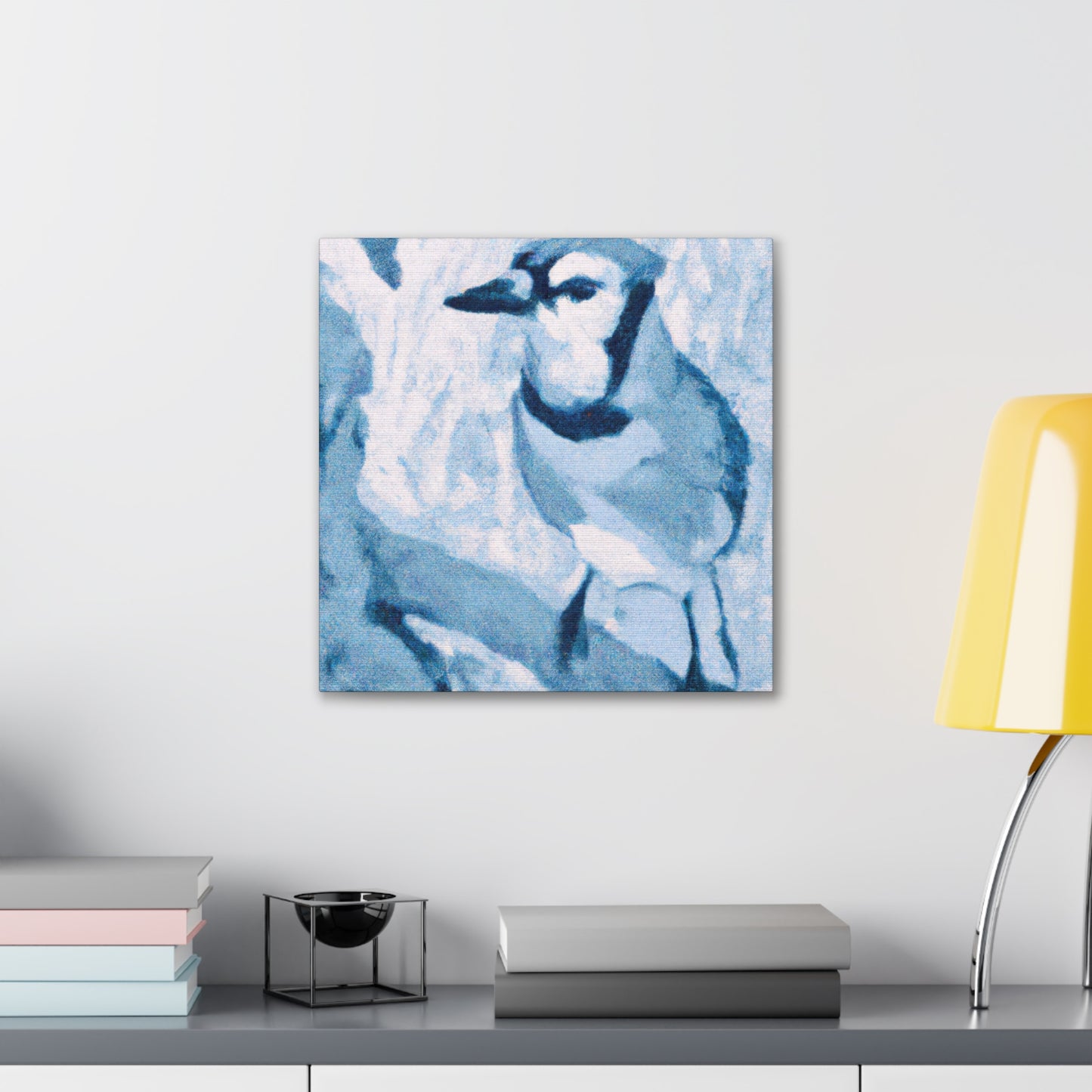 Blue Jay Uplifting Joy - Canvas