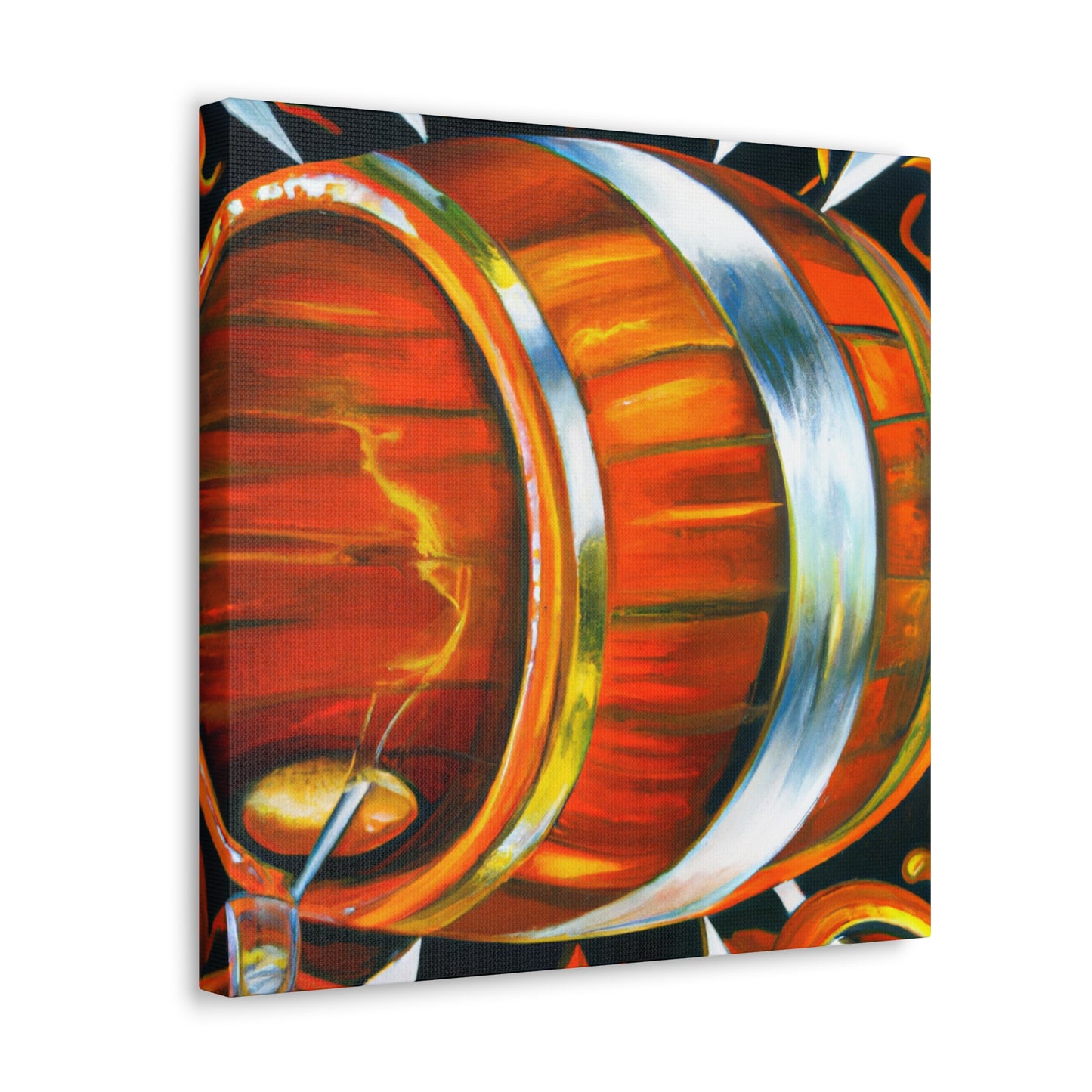 "Whiskey In a Barrel" - Canvas