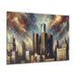 "City on Fire" - Canvas