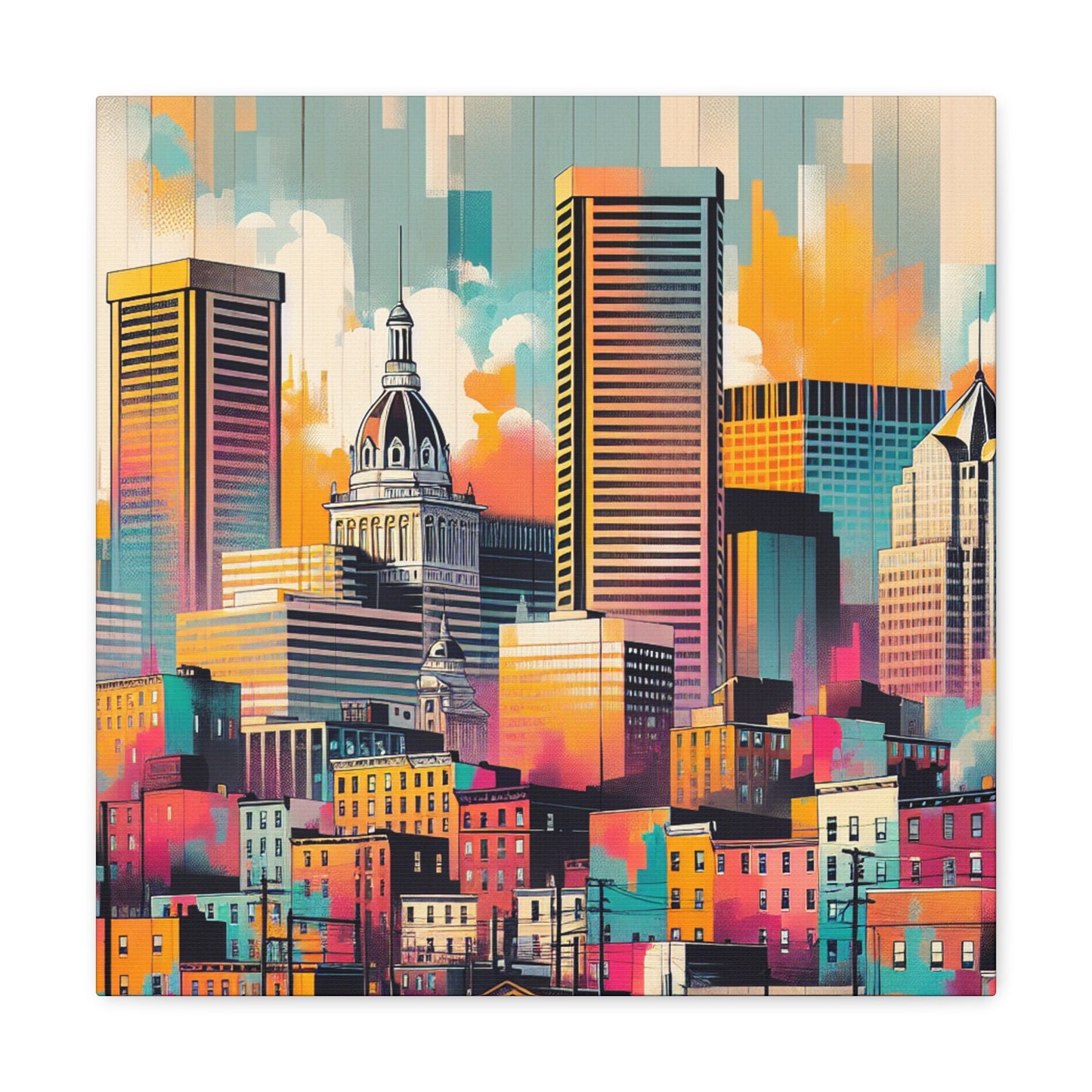 Brick City Awakening - Canvas