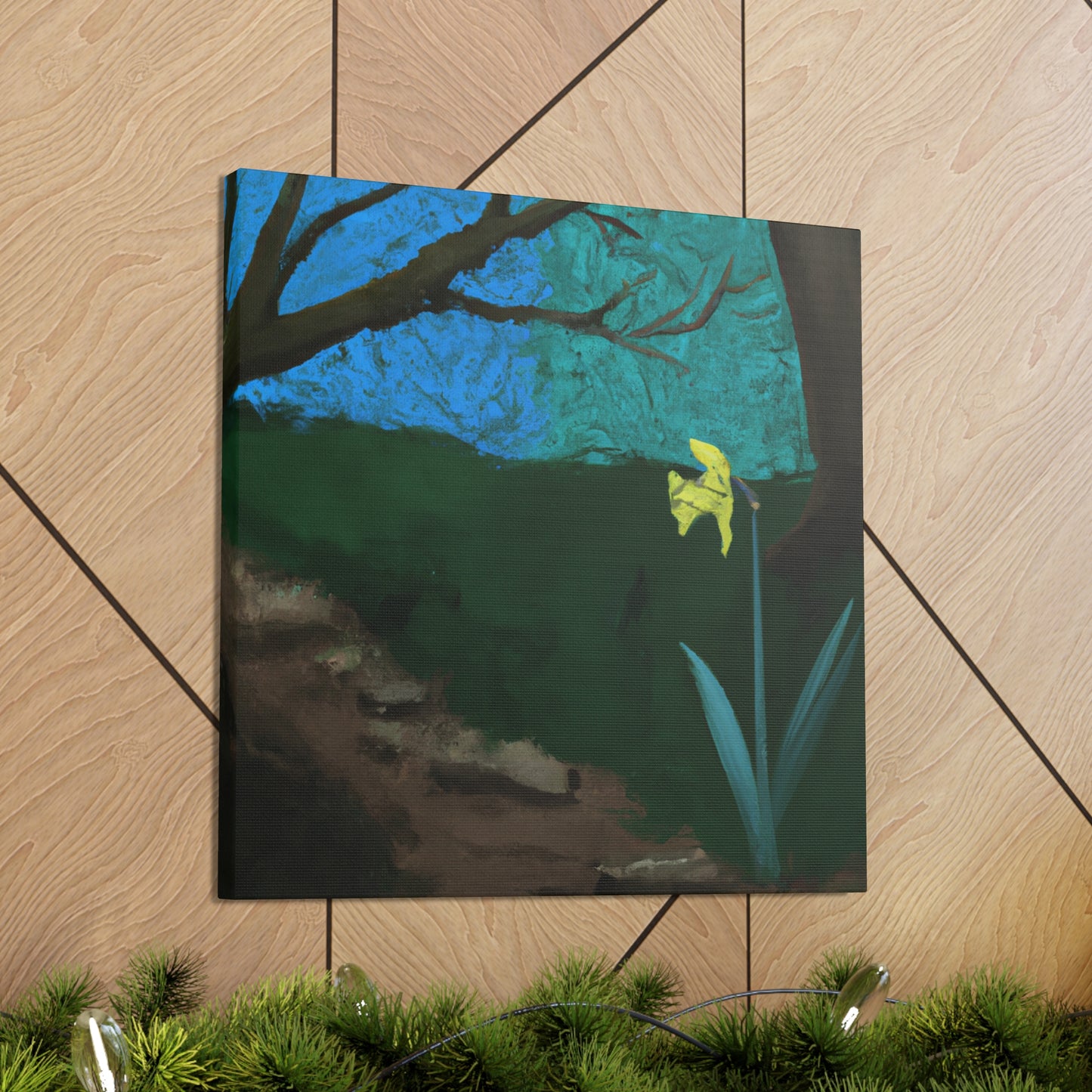 "Daffodils of the 1940s" - Canvas