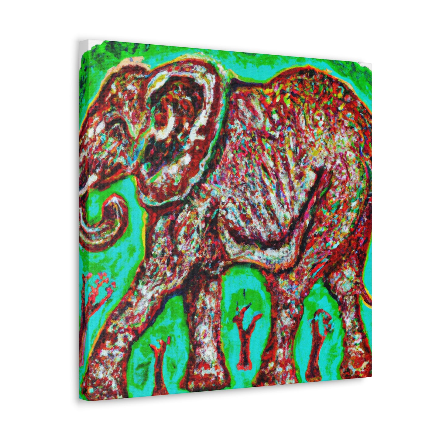 "Elephant in Splendor" - Canvas