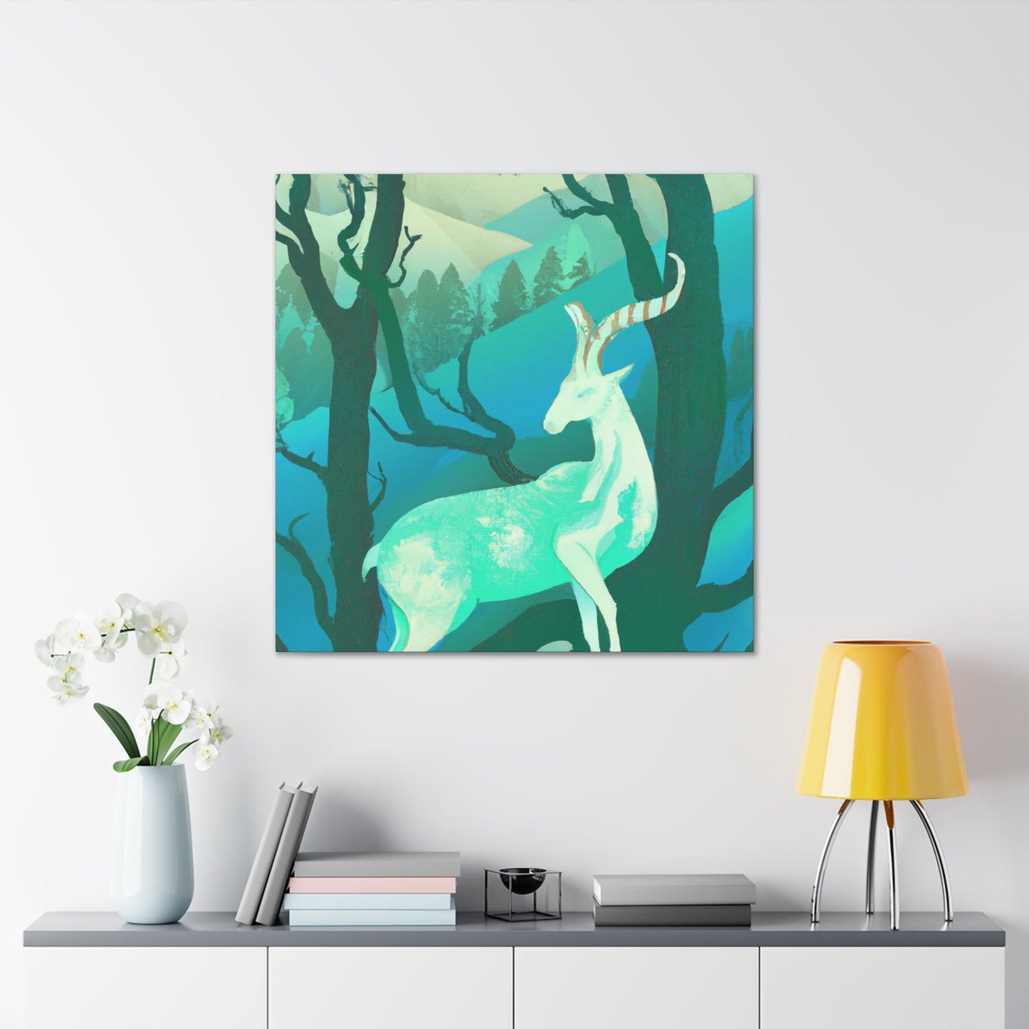 "Mountain Goat Majesty" - Canvas