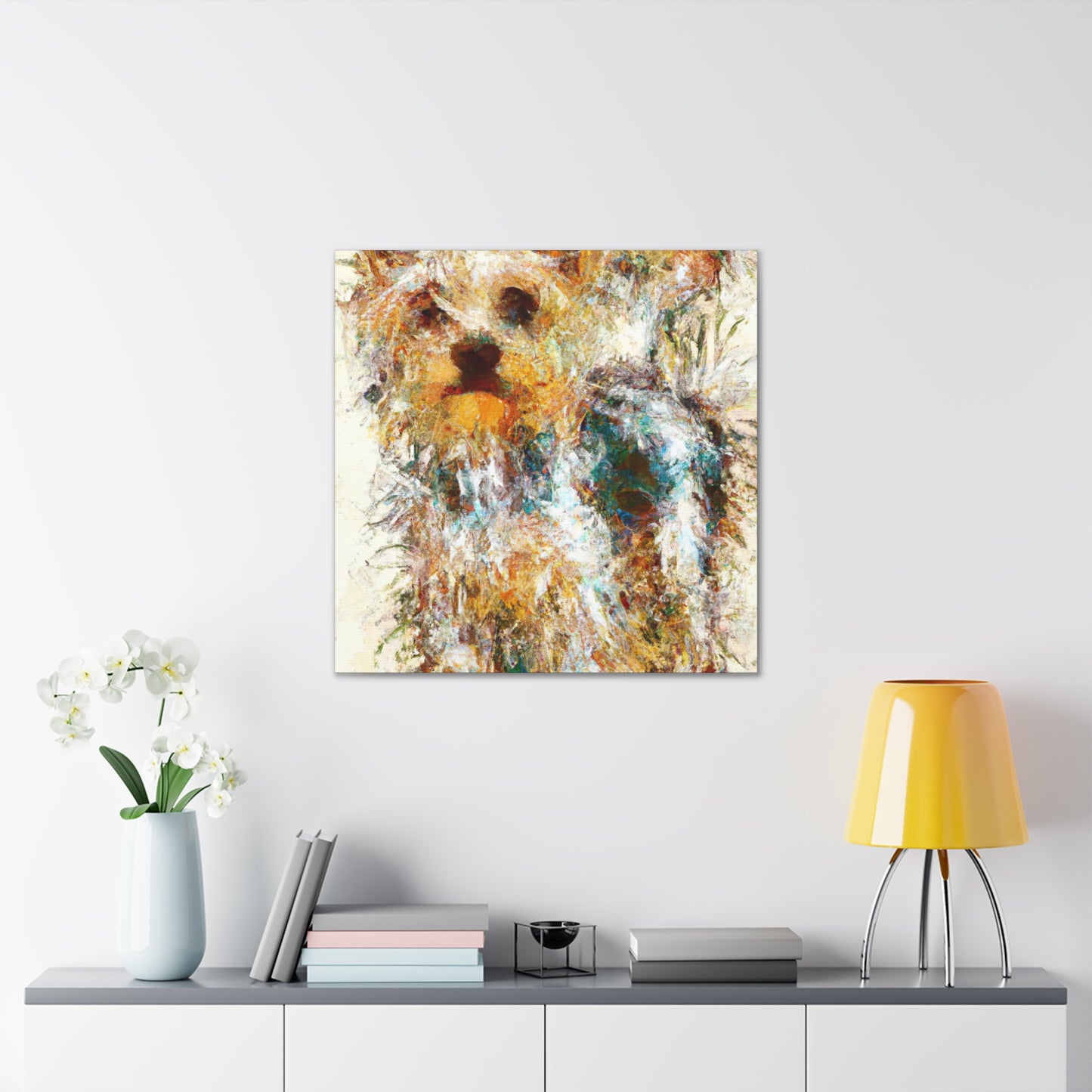 Yorkshire Terrier Expressionism - Canvas