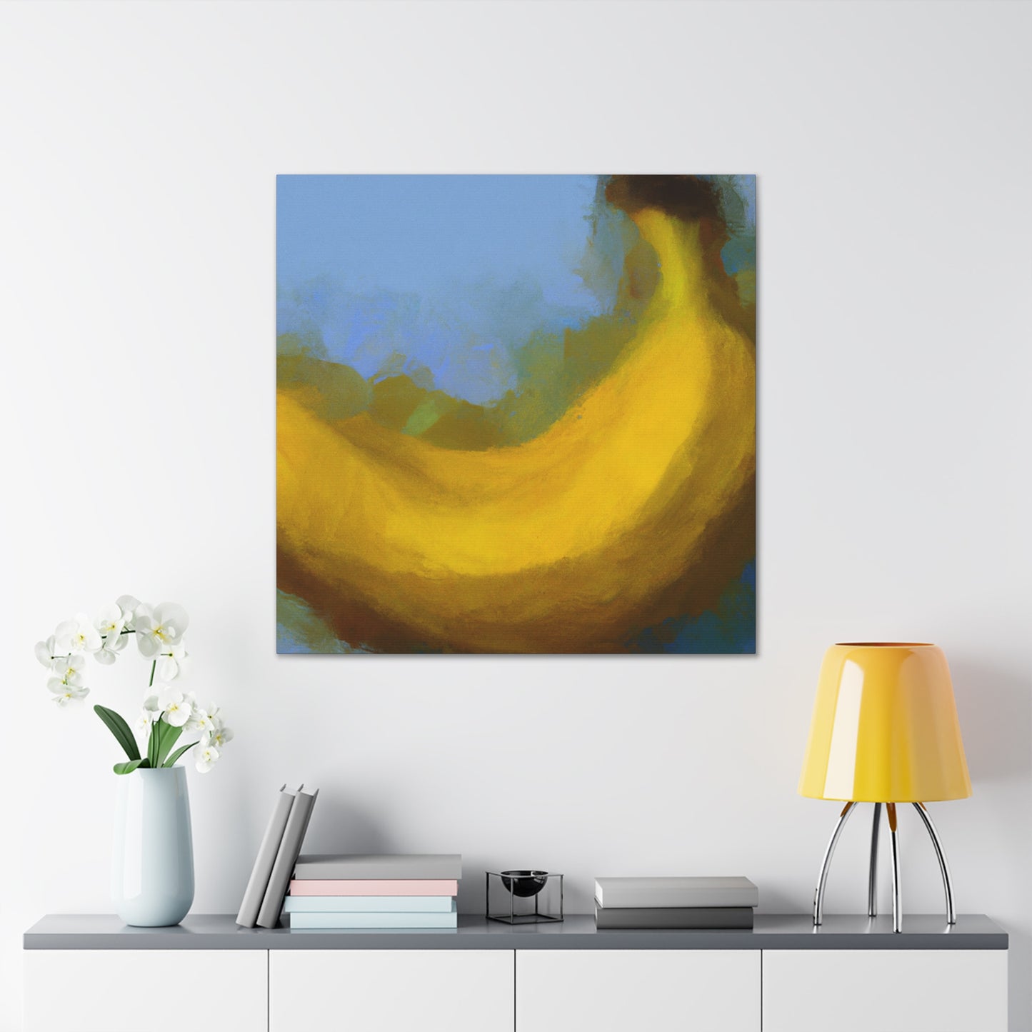 Bananas in Bloom. - Canvas