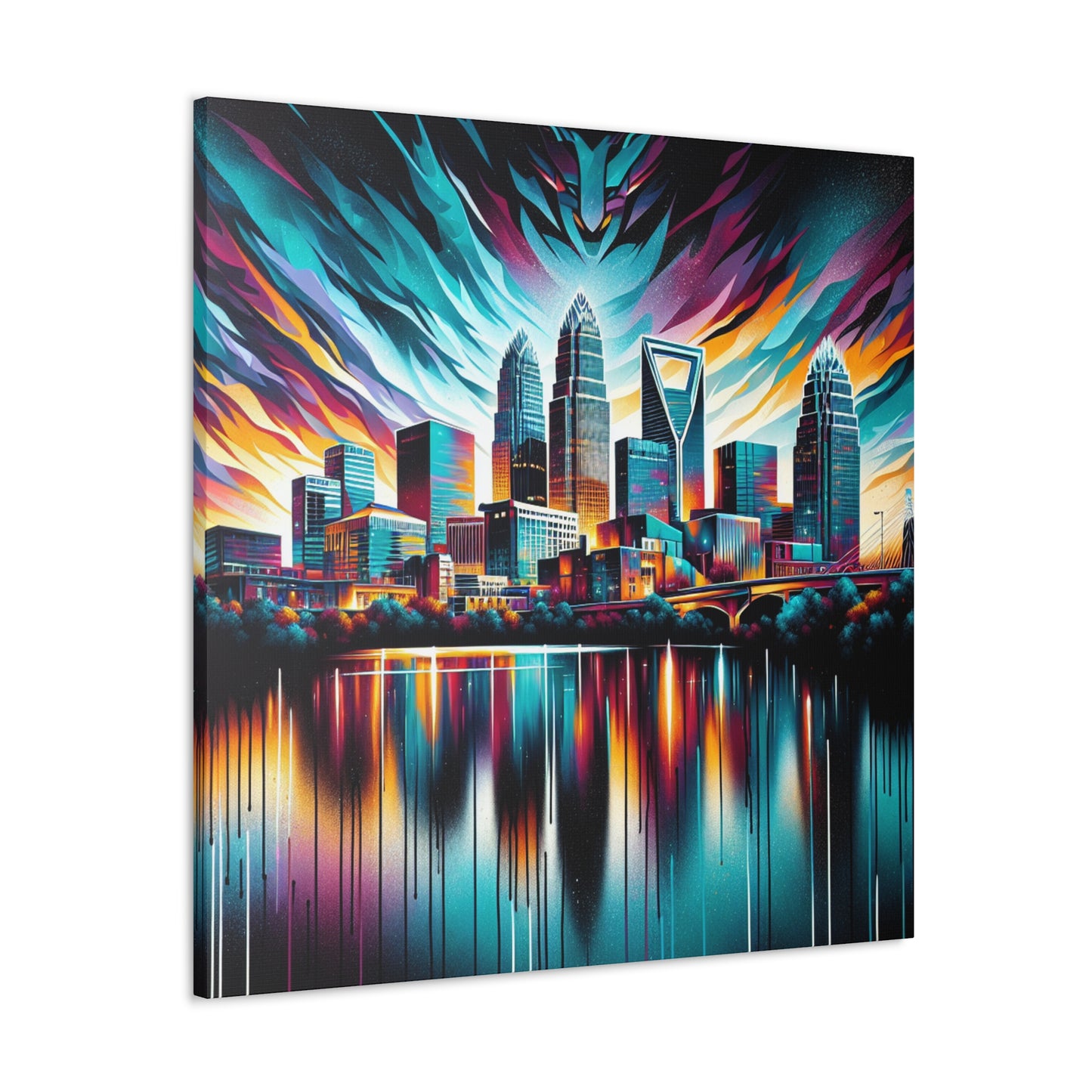 Queen City Mural Majesty - Canvas